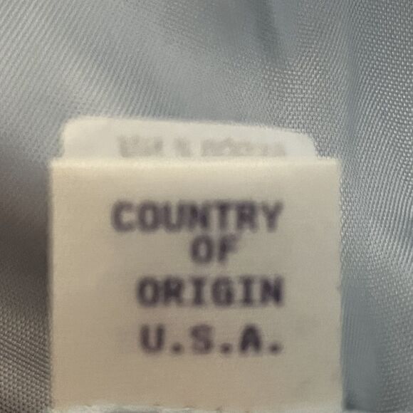 BICCI Florine Wachter Blue Wool Mink Collar  Skirt Suit Womens Size 14 ALTERED - Picture 13 of 16